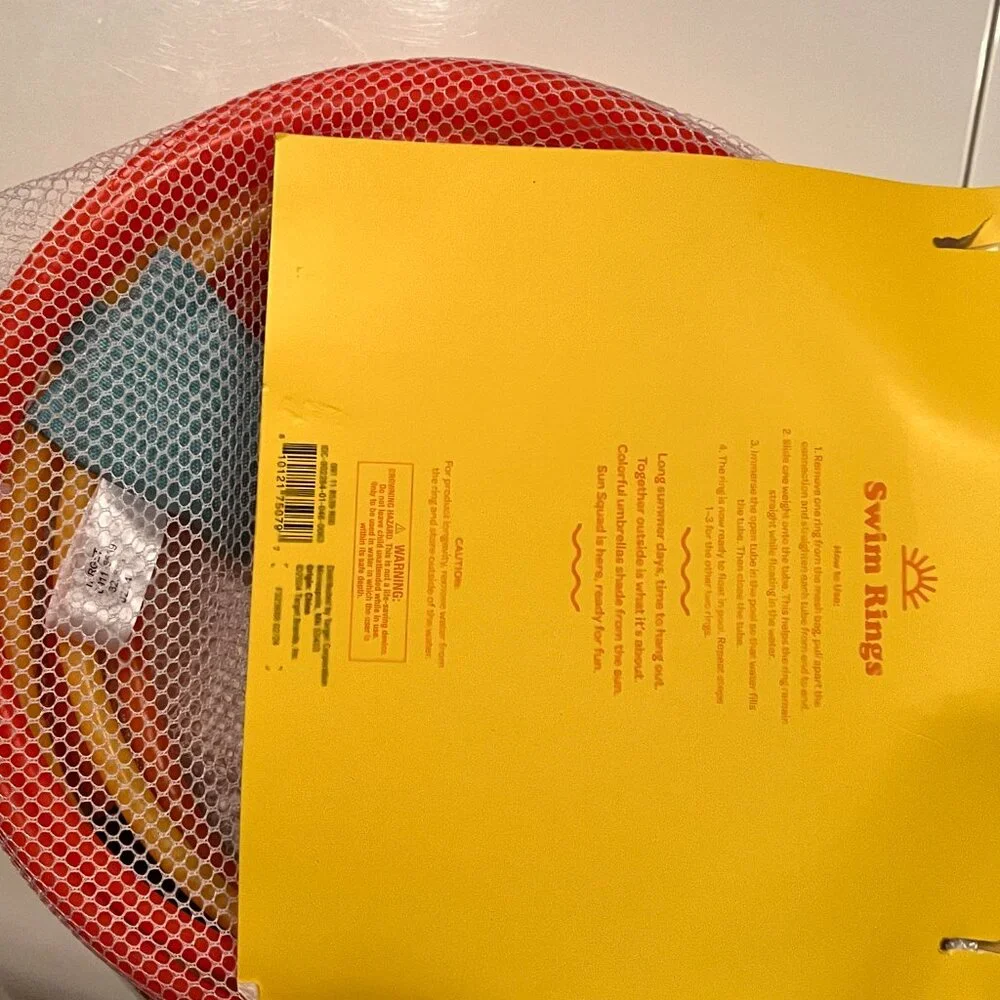 Swing Rings (Pack of‎ 3) (Swim Through them!  (new)  Age 6 and up. (kids/x)